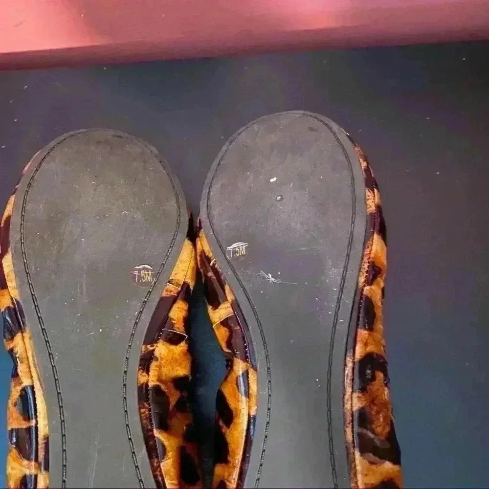 Tory Burch Leopard Print Flats
